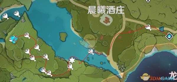 《原神》兽肉采集路线图分享