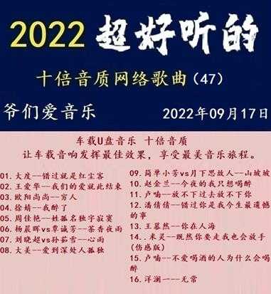 群星《2022超好听的十倍音质网络歌曲（47）》WAV分轨