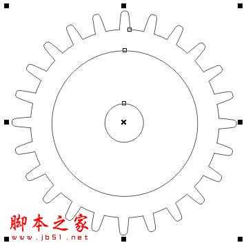 CorelDRAW设计制作逼真的金属齿轮