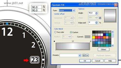 CorelDraw(CDR)设计绘制超真实的有质感的手表实例教程