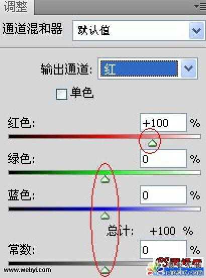 PS新手教程之通道混和器的应用技巧详解