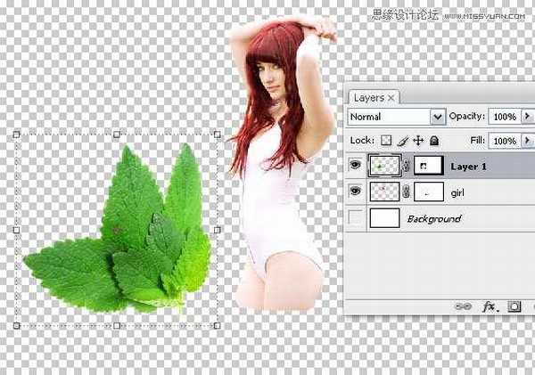 使用Photoshop合成藤蔓装饰的少女场景图教程