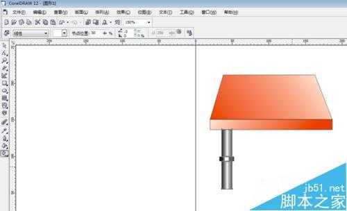 coreldraw软件怎么绘制桌子？