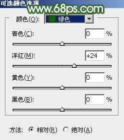 Photoshop将草地人物图片打造出梦幻的秋季青绿色