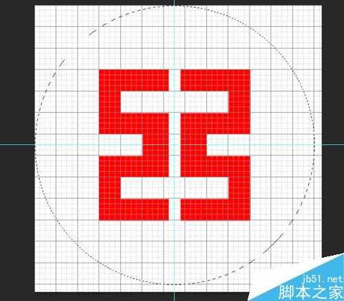 用photoshop制作一个工商银行图标