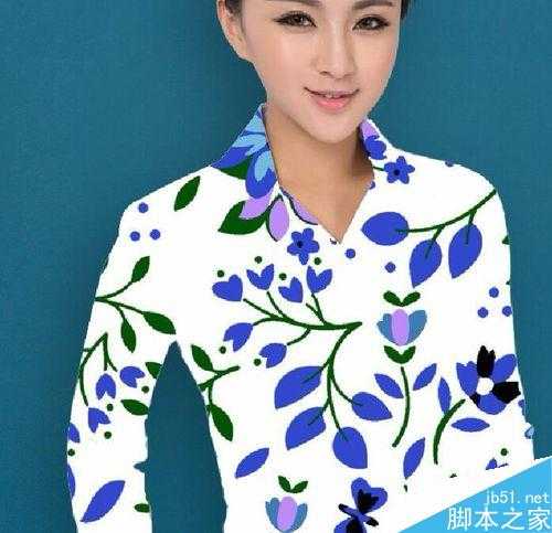 PS给美女改变衣服款式