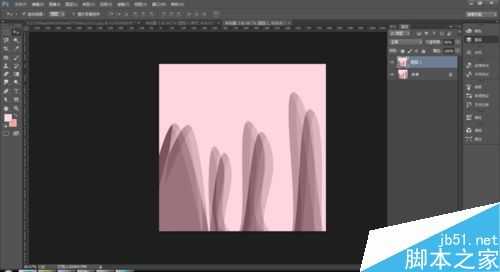 photoshop设计不同程度的山峰效果图