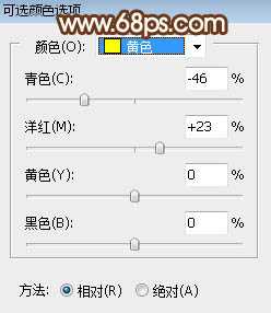 Photoshop调制出灿烂的秋季阳光色河边人物图片