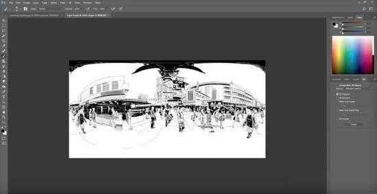 PS怎么画360度VR全景图？你们想知道的绘画教程都在这里了