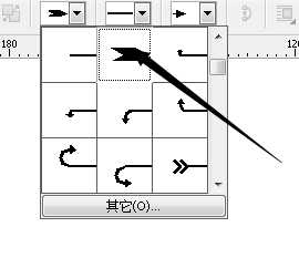 cdr怎么画弓箭的箭头? cdr画箭头的教程