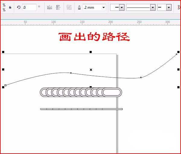 cdr怎么画链条? cdr绘制金属链效果的教程