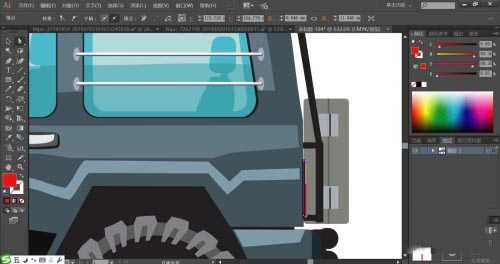 ai怎么设计越野车矢量图 ai越野车的画法