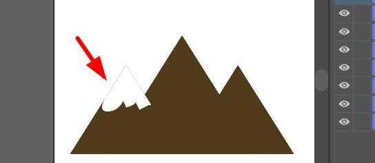 ai怎么绘制富士山logo标志? ai小山丘的画法