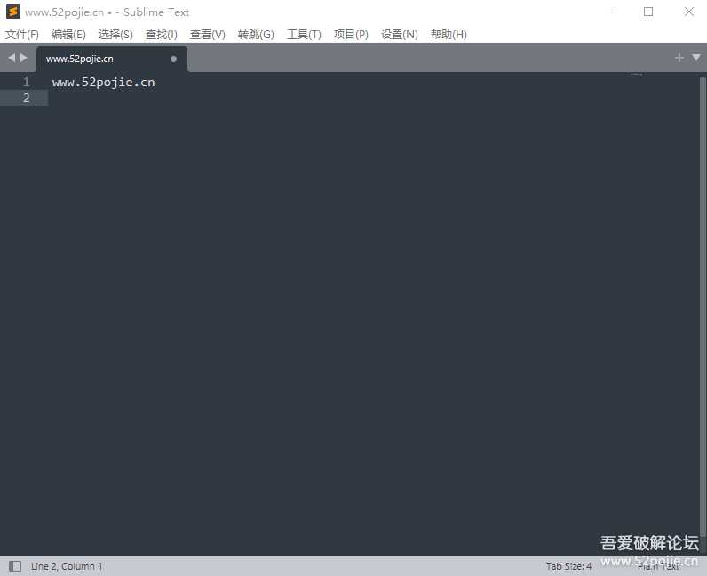 代码编辑器----Sublime Text 4.0.0 Build 4105 便携特别版